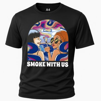 Smoke With Us Weed Females Performance Shirt