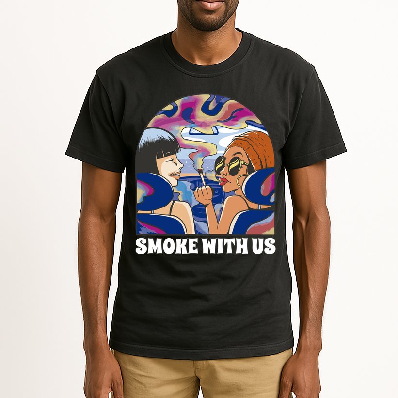 Smoke With Us Weed Females Tall T-Shirt