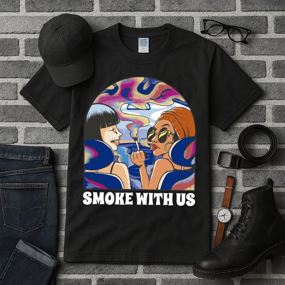 Smoke With Us Weed Females Tall T-Shirt