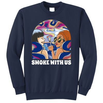 Smoke With Us Weed Females Sweatshirt