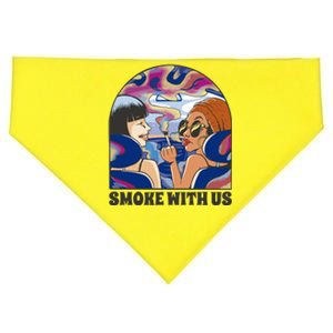 Smoke With Us Weed Females USA-Made Doggie Bandana