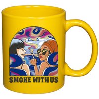 Smoke With Us Weed Females 11oz C Handle Ceramic Mug