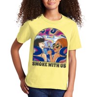 Smoke With Us Weed Females Kids T-Shirt