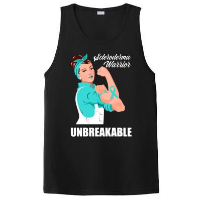 Scleroderma Warrior Unbreakable Scleroderma Awareness Great Gift PosiCharge Competitor Tank