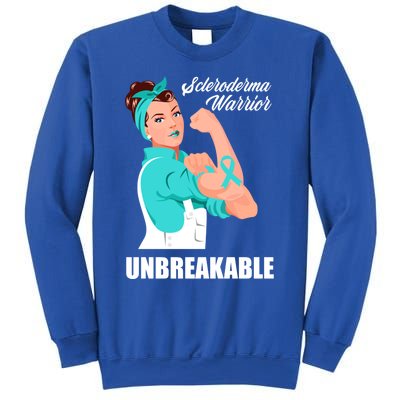 Scleroderma Warrior Unbreakable Scleroderma Awareness Great Gift Sweatshirt