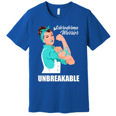 Scleroderma Warrior Unbreakable Scleroderma Awareness Great Gift Premium T-Shirt