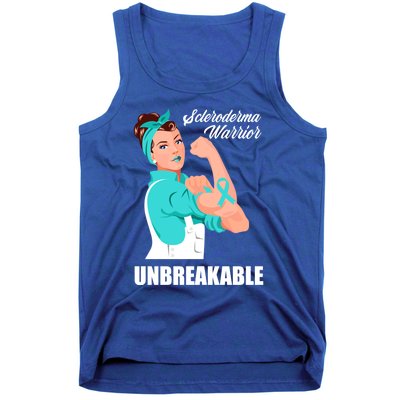 Scleroderma Warrior Unbreakable Scleroderma Awareness Great Gift Tank Top