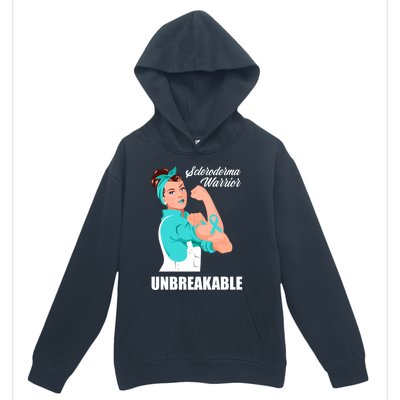 Scleroderma Warrior Unbreakable Scleroderma Awareness Great Gift Urban Pullover Hoodie