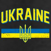 Stand With Ukraine Ukrainian Flag Coat Of Arms Adult Drive Performance Visor
