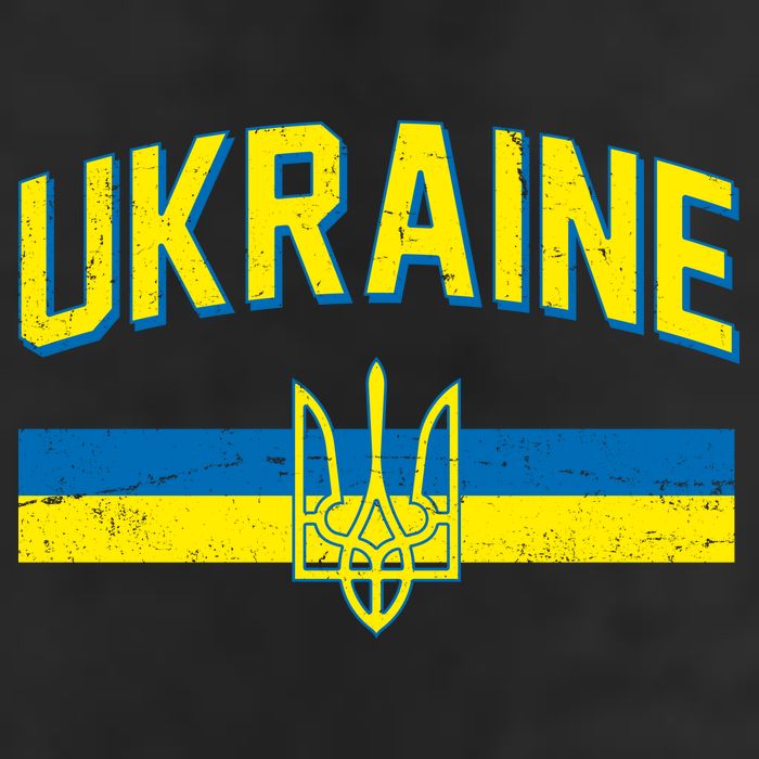 Stand With Ukraine Ukrainian Flag Coat Of Arms Adult Drive Performance Visor