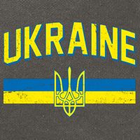 Stand With Ukraine Ukrainian Flag Coat Of Arms Cotton Canvas Backpack