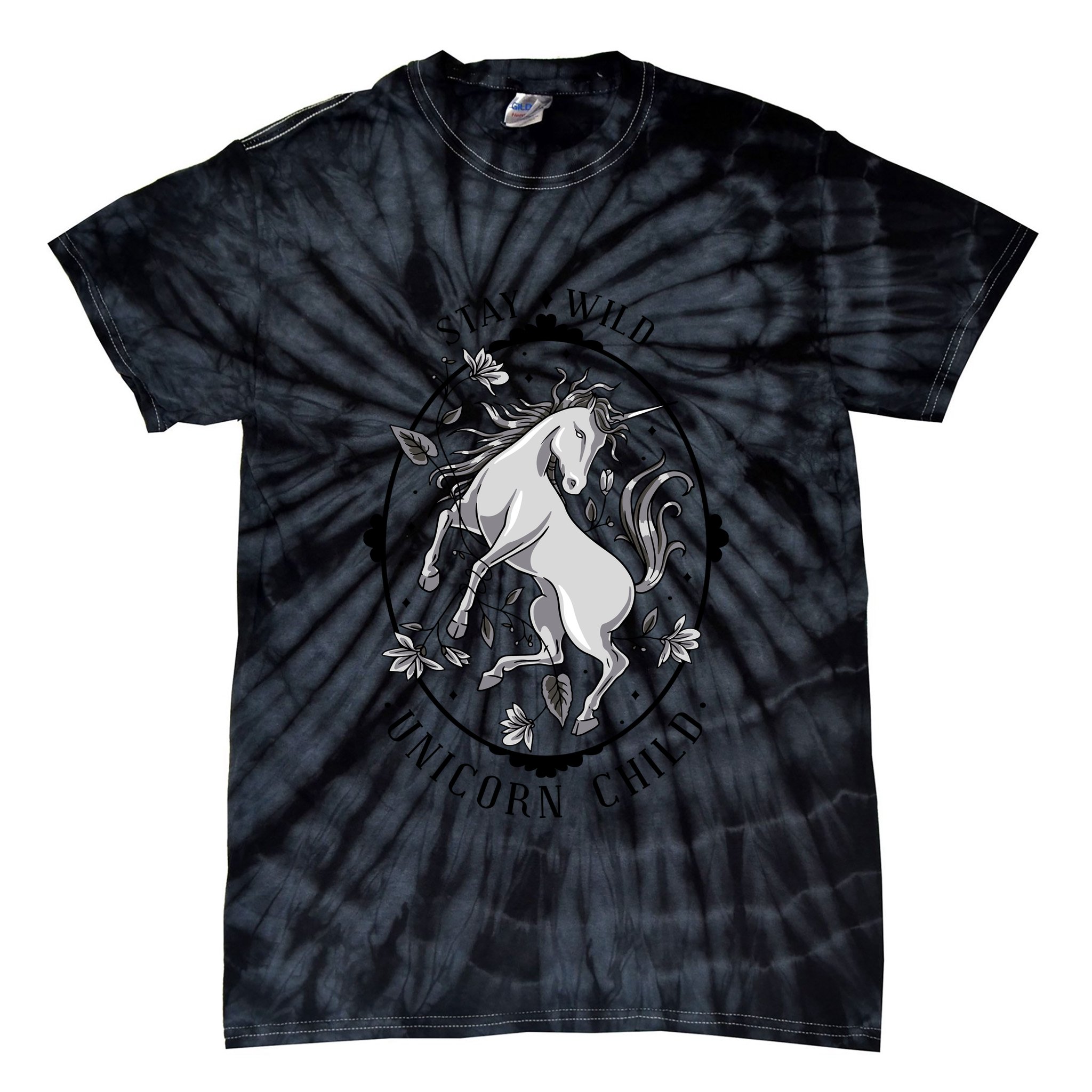 Stay Wild Unicorn Child Tie-Dye T-Shirt