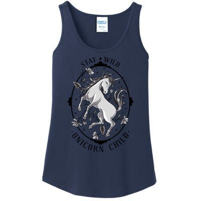 Stay Wild Unicorn Child Ladies Essential Tank