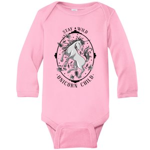 Stay Wild Unicorn Child Baby Long Sleeve Bodysuit