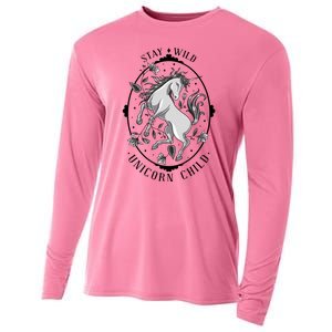 Stay Wild Unicorn Child Cooling Performance Long Sleeve Crew