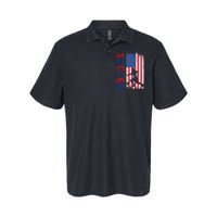 Soccer With Usa Flag For Soccer Lover Softstyle Adult Sport Polo