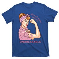 Strong Warrior Unbreakable Breast Cancer Awareness Great Gift T-Shirt