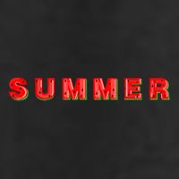 Summer Watermelon Vacation 7 Panel Mesh Trucker Snapback Hat
