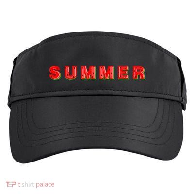 Summer Watermelon Vacation Adult Drive Performance Visor