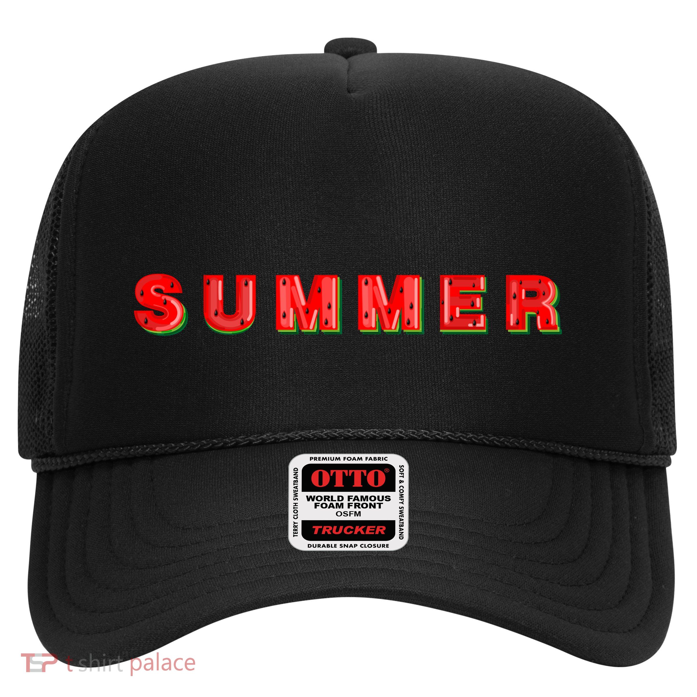Summer Watermelon Vacation Trucker Hat
