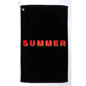 Summer Watermelon Vacation Platinum Collection Golf Towel