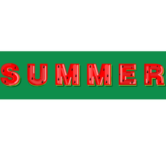 Summer Watermelon Vacation Bumper Sticker