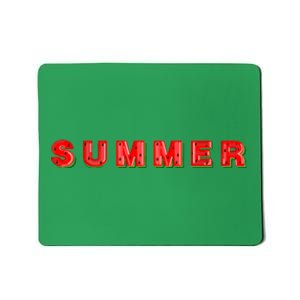 Summer Watermelon Vacation Mousepad