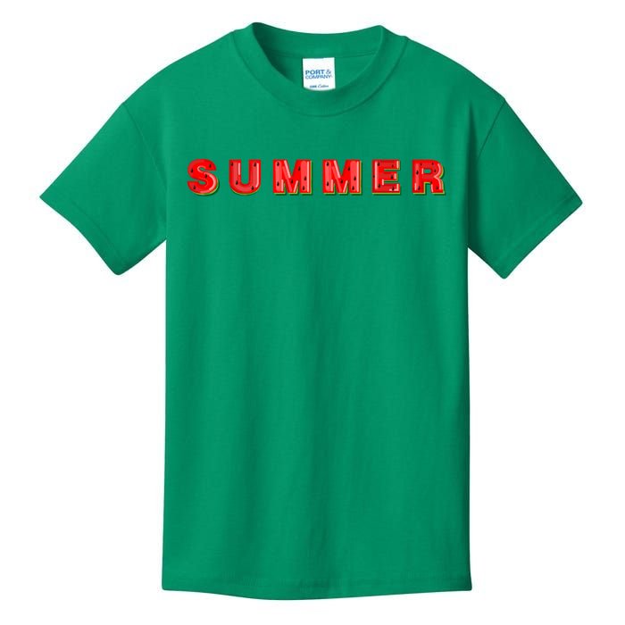 Summer Watermelon Vacation Kids T-Shirt