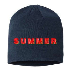 Summer Watermelon Vacation Sustainable Beanie