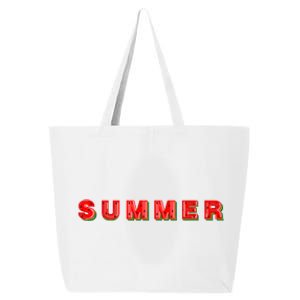 Summer Watermelon Vacation 25L Jumbo Tote