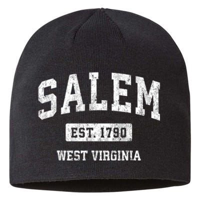 Salem West Virginia Wv Vintage Athletic Sports Sustainable Beanie