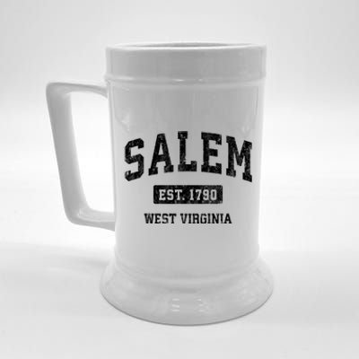 Salem West Virginia Wv Vintage Athletic Sports Beer Stein