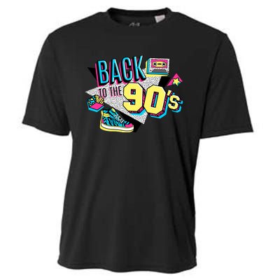 S WoS Vintage Retro Back To 90S Graphic Design Cooling Performance Crew T-Shirt