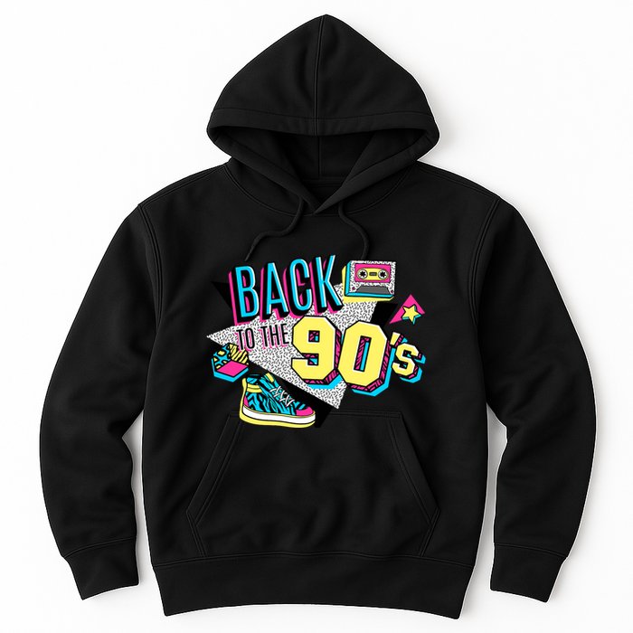 S WoS Vintage Retro Back To 90S Graphic Design Hoodie