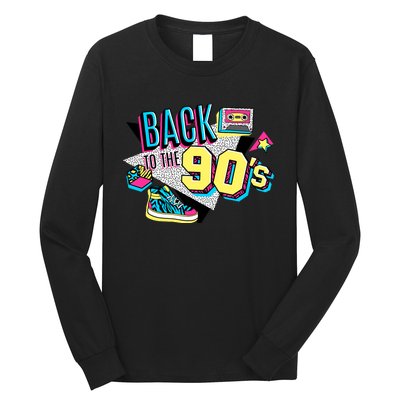 S WoS Vintage Retro Back To 90S Graphic Design Long Sleeve Shirt