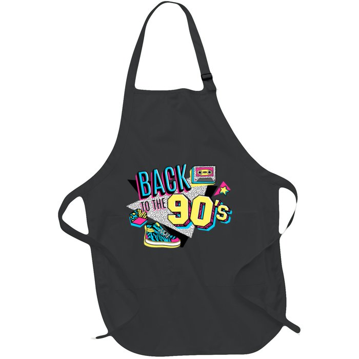 S WoS Vintage Retro Back To 90S Graphic Design Apron