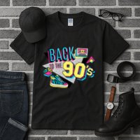 S WoS Vintage Retro Back To 90S Graphic Design Tall T-Shirt
