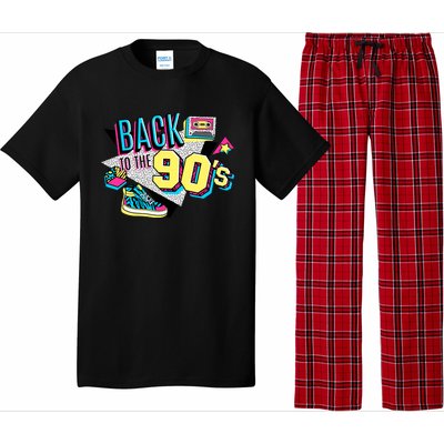 S WoS Vintage Retro Back To 90S Graphic Design Pajama Set