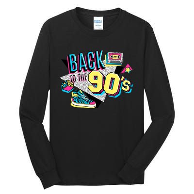 S WoS Vintage Retro Back To 90S Graphic Design Tall Long Sleeve T-Shirt