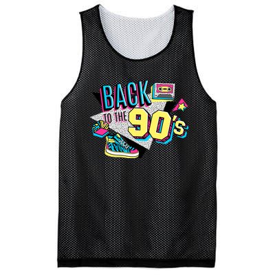 S WoS Vintage Retro Back To 90S Graphic Design Mesh Reversible Basketball Jersey Tank