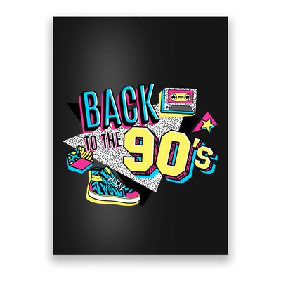 S WoS Vintage Retro Back To 90S Graphic Design Poster