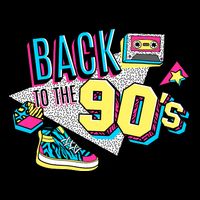 S WoS Vintage Retro Back To 90S Graphic Design Poster