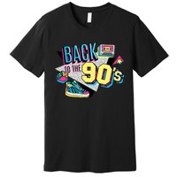 S WoS Vintage Retro Back To 90S Graphic Design Premium T-Shirt