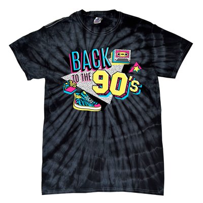 S WoS Vintage Retro Back To 90S Graphic Design Tie-Dye T-Shirt