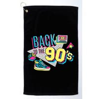 S WoS Vintage Retro Back To 90S Graphic Design Golf Towel