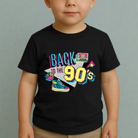 S WoS Vintage Retro Back To 90S Graphic Design Toddler T-Shirt