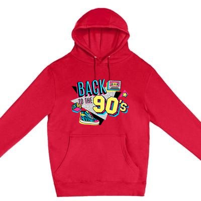 S WoS Vintage Retro Back To 90S Graphic Design Premium Pullover Hoodie