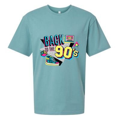 S WoS Vintage Retro Back To 90S Graphic Design Sueded Cloud Jersey T-Shirt