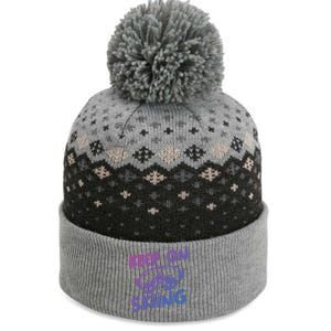 Ski Winter Vacation Keep On Skiing Cute Gift The Baniff Cuffed Pom Beanie