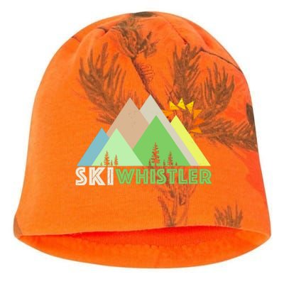 Ski Whistlerretro Vintage Whistler Bc Kati - Camo Knit Beanie